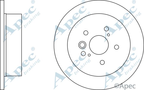 APEC BRAKING Bremžu diski DSK2333